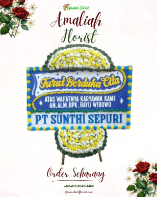 Papan Bunga Duka di Teluk Waru